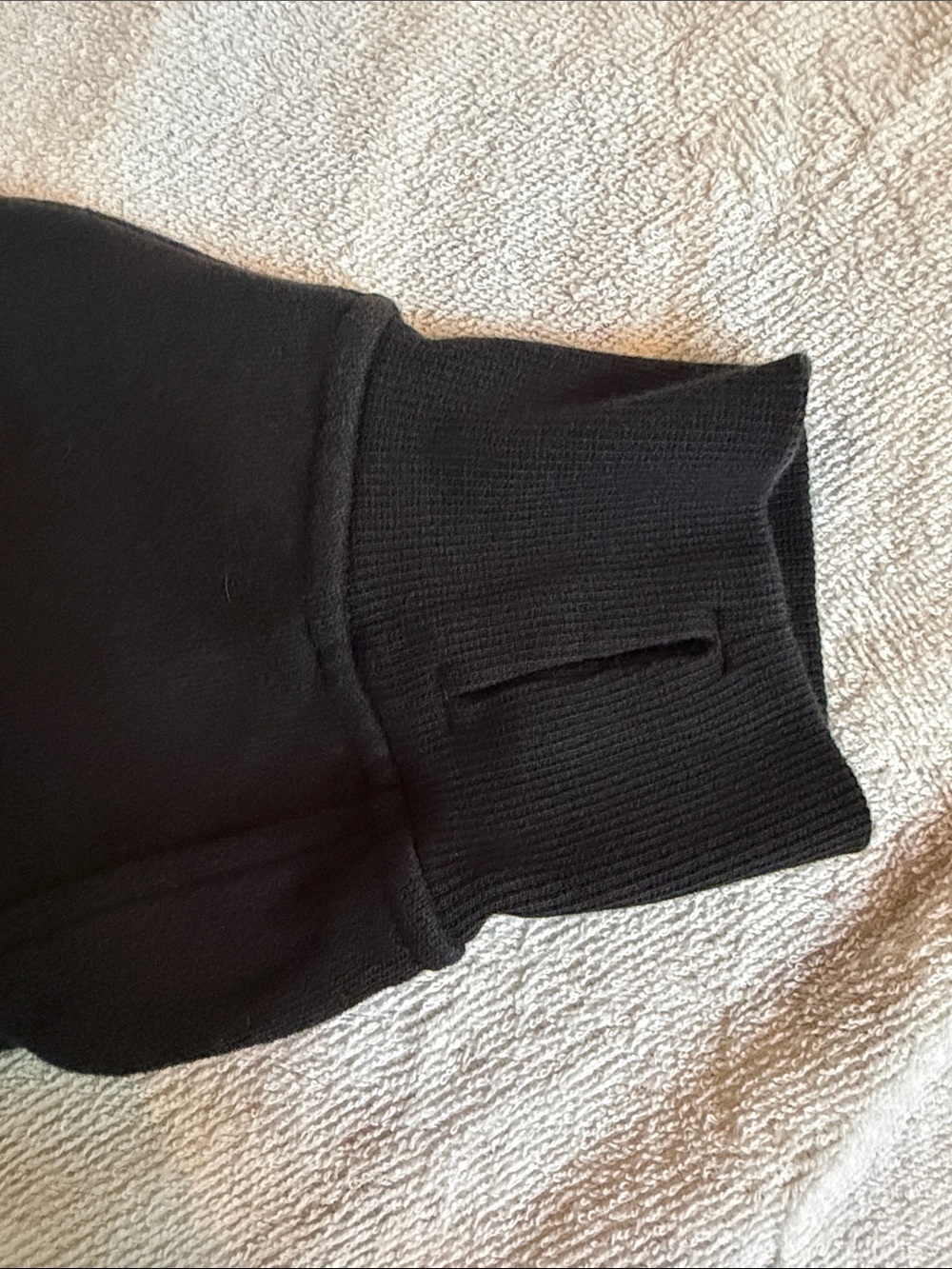 lululemon athletica Black Raised Logo Crew Sweatshirt - Picture 3 of 5